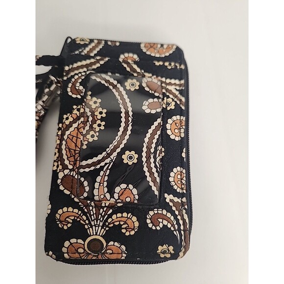 Vintage Vera Bradley "Caffe Latte" Brown Paisley Wallet - Retired 2008 - Picture 5 of 12